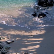 Plage discrète