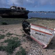 Barque éventrée