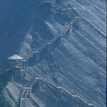 Escaliers aux chutes de Montmorency