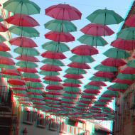 Les ombrelles du Poble Espanyol de Barcelone
