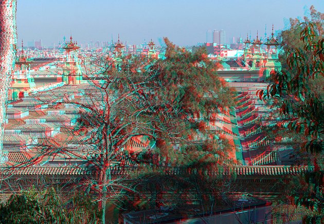 Les toits de Barcelone vus du Poble Espanyol