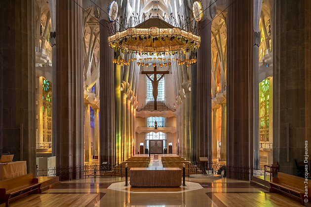 Le chœur vu du presbytère