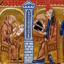 Hildegard von Bingen dans le Livre des Œuvres divines