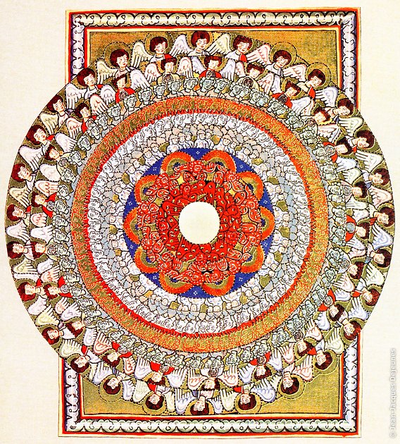 Les neuf chœurs des anges, 6ème vision du Scivias, Livre I