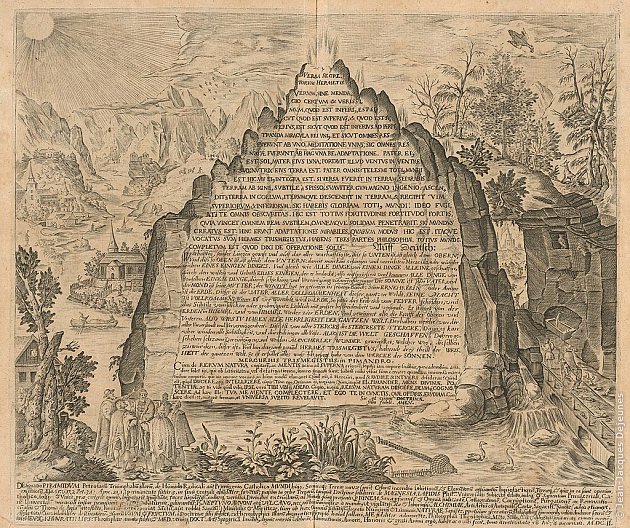 Table d'Émeraude, Amphitheatrum sapientiae aeternae, Heinrich Khunrath, 1610 