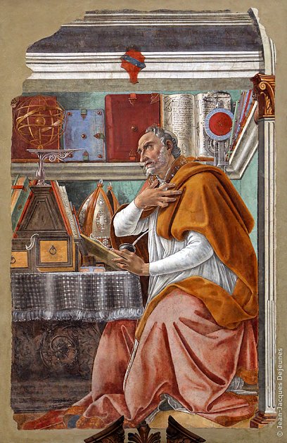 Saint Augustin par Sandro Botticelli