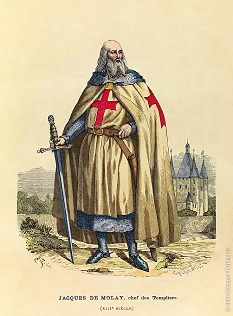 Jacques de Molay, Grand Maître de l'Ordre du Temple
