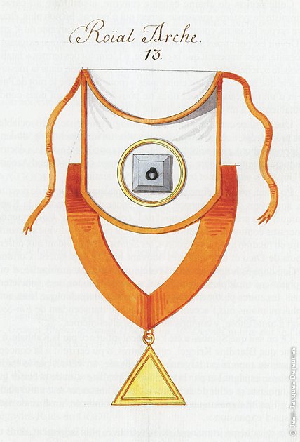 Décor du 13° Degré, Tuileur du Frère Gatschet de Bellevaux