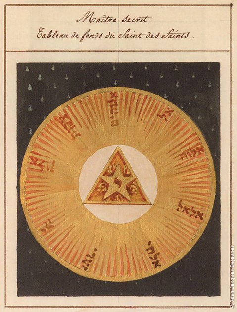 Tableau du 4° Degré, Manuscrit Vuillaume, BnF