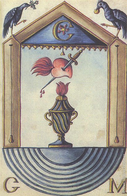 Tableau du 7° Degré, Mutus Liber Latomorum, Paris