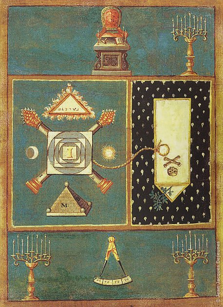 Tableau du 5° Degré, Loge de la Parfaite Union, Mons