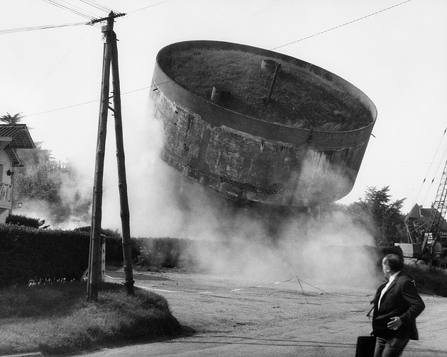 1973 - Démolition du réservoir d'eau