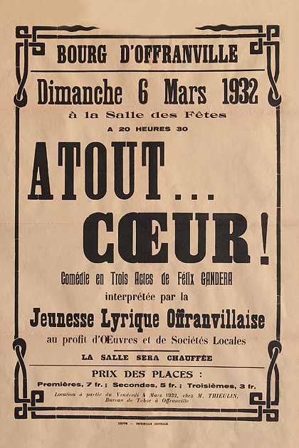 1932 - La Jeunesse Lyrique Offranvillaise