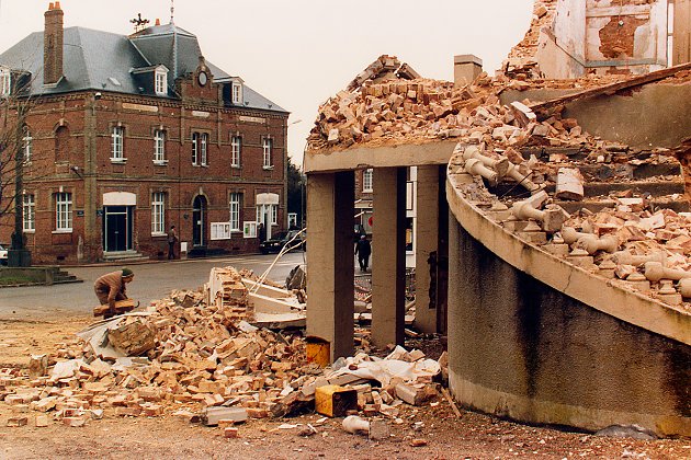 1988 - Démolition de la Salle des Fêtes