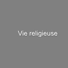 Vie religieuse