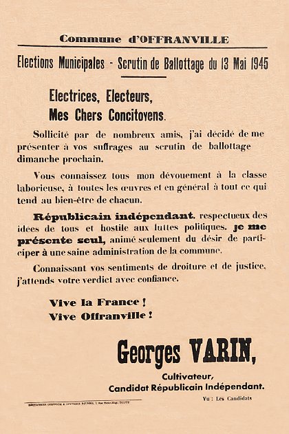 1946 - Élections municipales