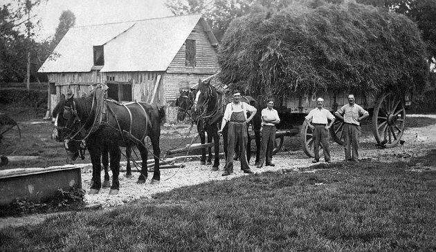 1940 - Retour à la ferme Quesnel