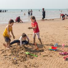 Sur la plage