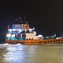 Vers l'île de Qeshm