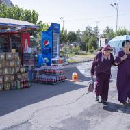 Arrivée au marché