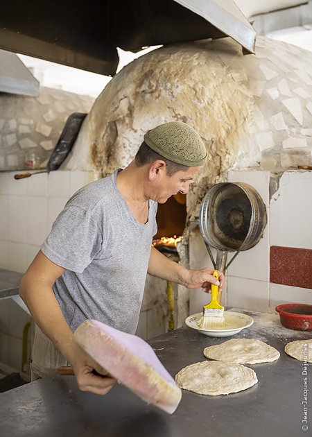 Huilage des galettes