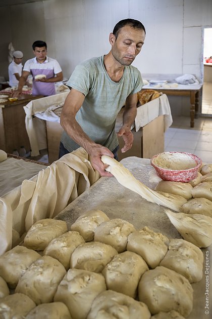 Étirage de la pâte