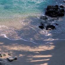 Plage discrète